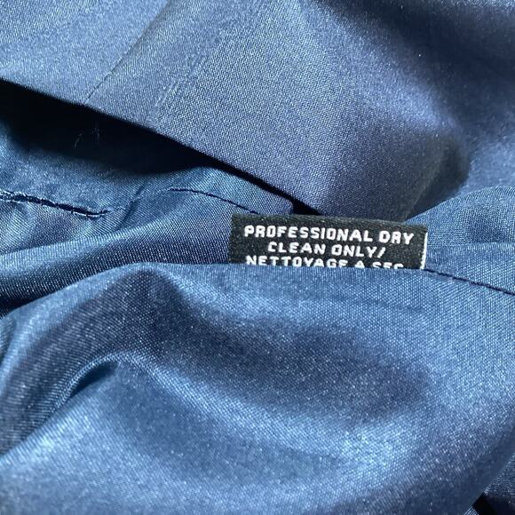 Monique Lhuillier Dress Size 4 Sweetheart Neck Strapless Navy, Wedding Cocktail - Picture 8 of 10